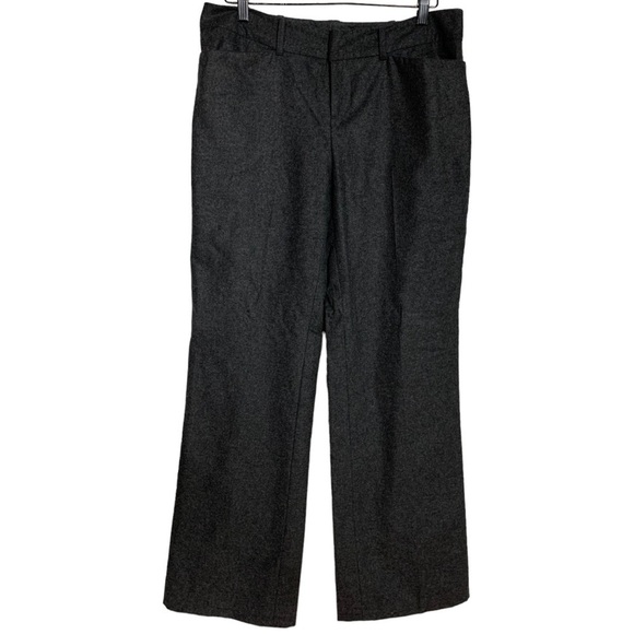 Club Monaco Women’s Grey Wool Blend Wide Leg Trouser  Pant Size 10 Work Wear - Picture 1 of 11